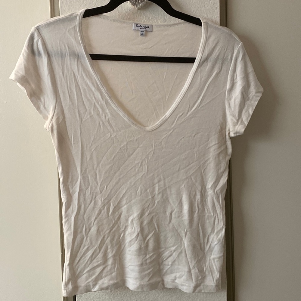 White splendid classic tee